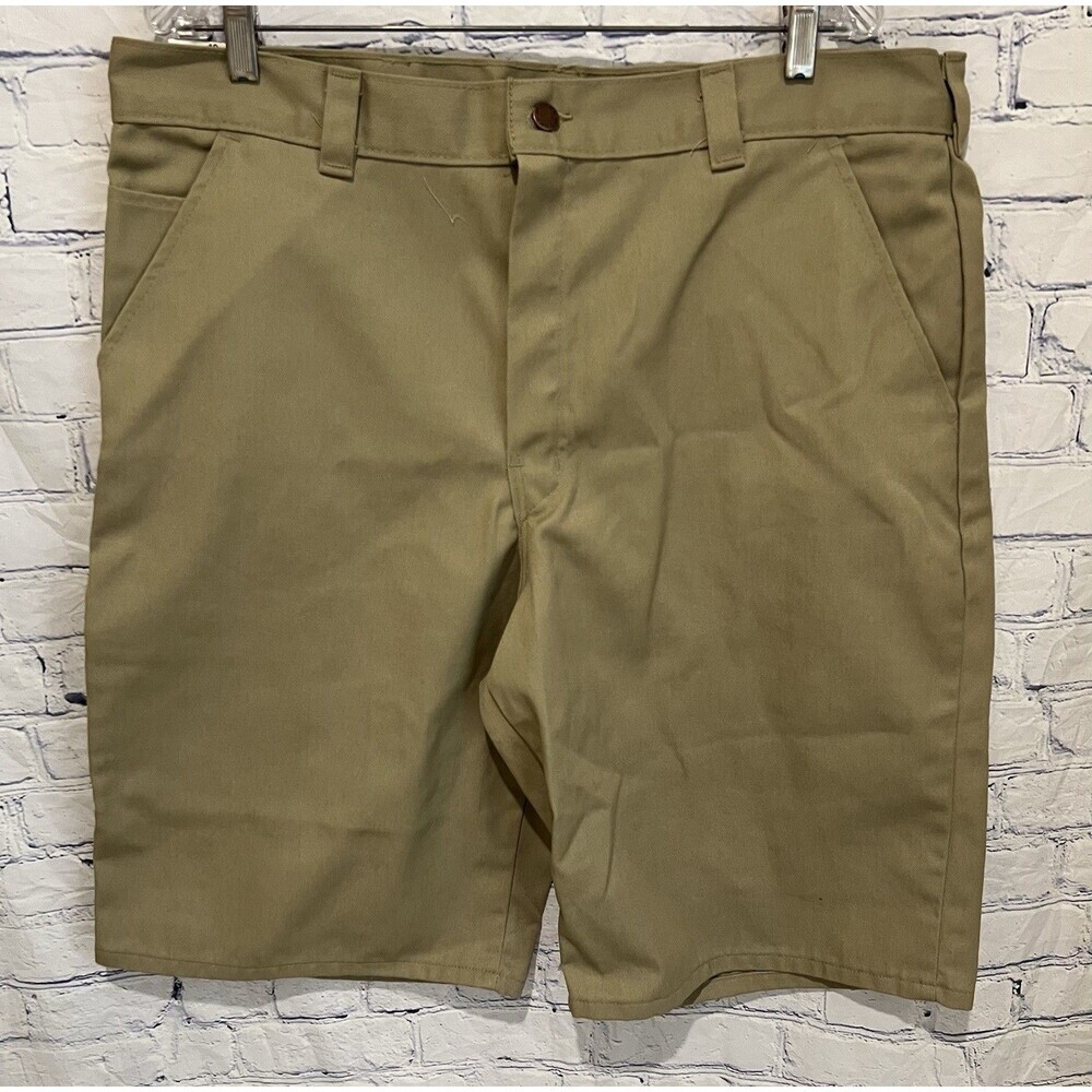 NWT Dickies Loose Fit Multi Pocket Mens Size 40 Work Shorts Tan Khaki Brown - Picture 1 of 7